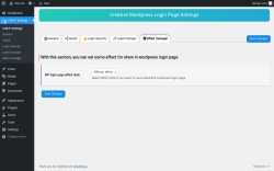 Page screenshot: CWLP Settings → Effect manager