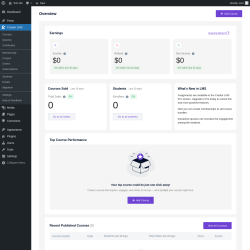 Page screenshot: Creator LMS
