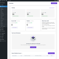 Page screenshot: Creator LMS