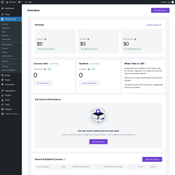 Page screenshot: Creator LMS