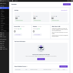 Page screenshot: Creator LMS