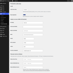 Page screenshot: Croatrip &rarr; Postavke placanja