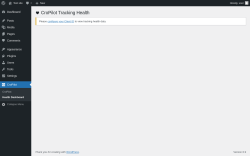 Page screenshot: CroPilot &rarr; Health Dashboard
