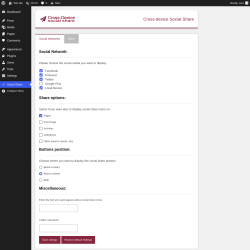 Page screenshot: Social Share