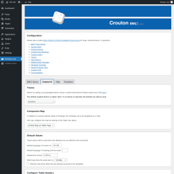 Page screenshot: Meeting Lists → Crouton UI
