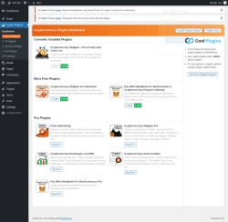 Page screenshot: Crypto Plugins