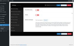 Page screenshot: CryptoPay Lite → Settings