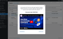 Page screenshot: Plugins ‹ Test site — WordPress