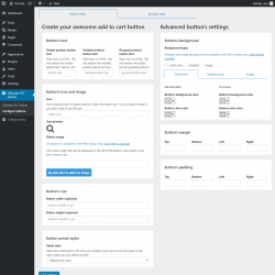 Page screenshot: Ultimate ATC Button → Configure buttons