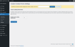 Page screenshot: Forms → Settings
