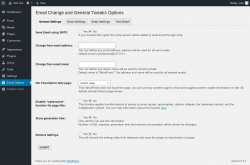Page screenshot: Email Options