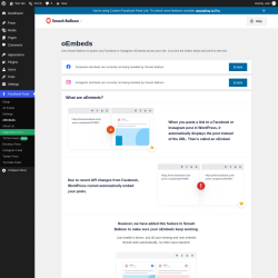 Page screenshot: Facebook Feed &rarr; oEmbeds