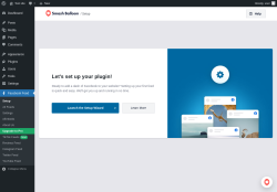 Page screenshot: Setup ‹ Test site — WordPress