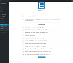 Page screenshot: WP Templates