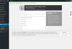 Page screenshot: WP Templates → Contact Us