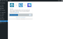 Page screenshot: WP Templates ‹ Test site — WordPress