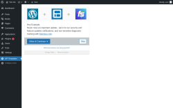Page screenshot: WP Templates ‹ Test site — WordPress