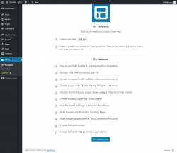 Page screenshot: WP Templates