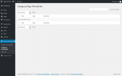Page screenshot: Custom Permalinks &rarr; Category Permalinks