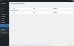 Page screenshot: Custom Permalinks → Taxonomies Permalinks