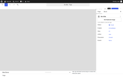 Page screenshot: Add Page &lsaquo; Test site &mdash; WordPress