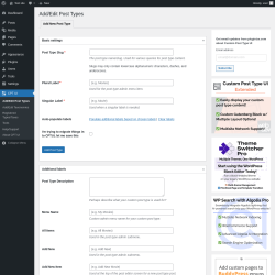 Page screenshot: CPT UI