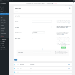 Page screenshot: RegistrationMagic → User Roles
