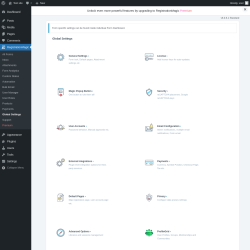 Page screenshot: RegistrationMagic → Global Settings