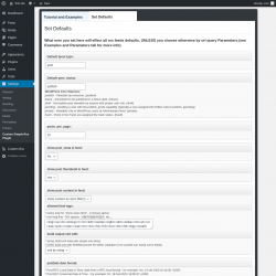 Page screenshot: Settings &rarr; Custom Simple Rss Plugin