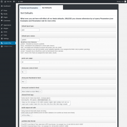 Page screenshot: Custom Rss