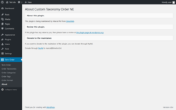Page screenshot: Term Order → About