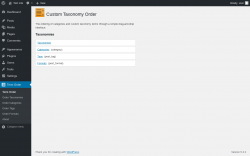 Page screenshot: Term Order