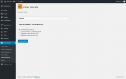 Page screenshot: Term Order → Order Formats