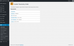 Page screenshot: Term Order