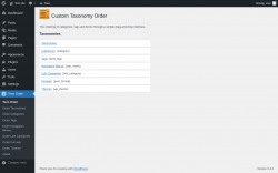 Page screenshot: Term Order