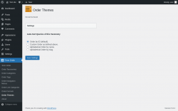 Page screenshot: Term Order → Order Themes