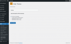 Page screenshot: Term Order → Order Themes