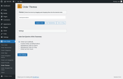 Page screenshot: Term Order → Order Themes