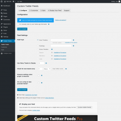 Page screenshot: Twitter Feeds
