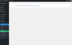 Page screenshot: Twitter Feeds &rarr; Twitter Feeds