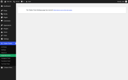 Page screenshot: Twitter Feeds &rarr; Instagram Feed