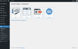 Page screenshot: Custom Tables