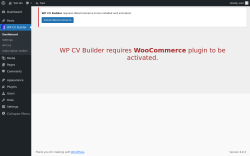 Page screenshot: WP CV Builder