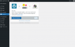 Page screenshot: Reactions ‹ Test site — WordPress