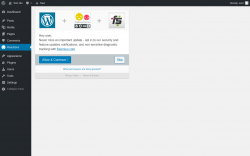 Page screenshot: Reactions ‹ Test site — WordPress
