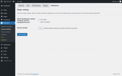 Page screenshot: Reactions → General settings → Preferences