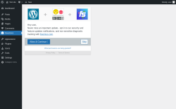 Page screenshot: Reactions ‹ Test site — WordPress