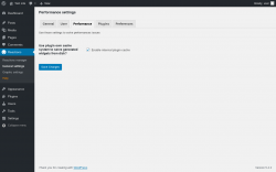 Page screenshot: Reactions → General settings → Performance