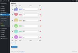 Page screenshot: Reactions