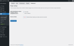 Page screenshot: Reactions → General settings → Preferences